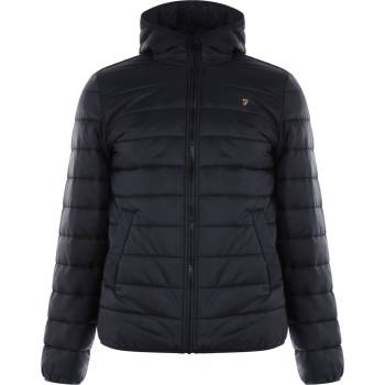 Farah Яке Farah Men's Meeson Hooded Long Sleeve Short Puffer Jacket - Dp Black 006