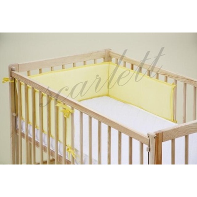 Scarlett Ochranný golier do postieľky froté Žltá