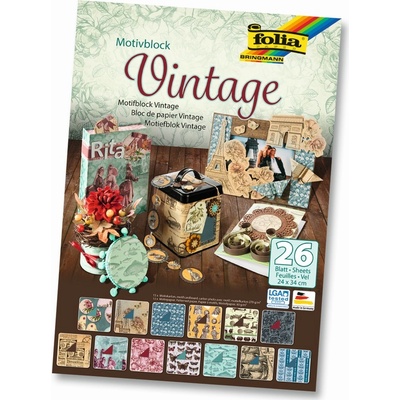 Folia Max Bringmann Blok s motivem VINTAGE