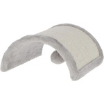 Kerbl Драскало за котка Мост, Kerbl Scratching Board Half Moon - сезалено покритие за драскане и висяща плюшена топка 26 x 22 x 11 см, Германия - 81624