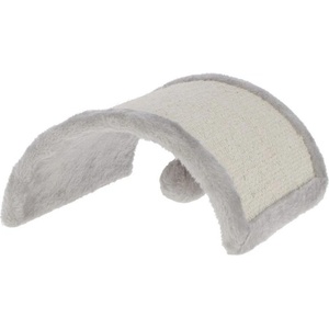 Kerbl Драскало за котка Мост, Kerbl Scratching Board Half Moon - сезалено покритие за драскане и висяща плюшена топка 26 x 22 x 11 см, Германия - 81624