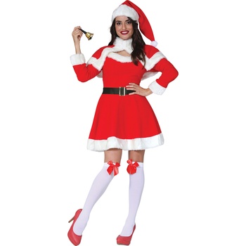 Fiestas Guirca Дамски костюм - Госпожа Коледа Размер - Възрастни: L