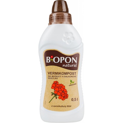 BIOPON Vermikompost na balkónové rostliny 500 ml