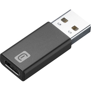 Cellularline Адаптер за кола Cellularline - 7968, USB-C/USB-A, черен (USBC2ACARADAPTERK)