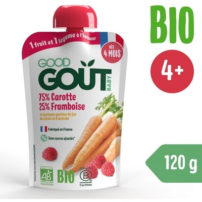 Good Gout BIO Морков с малини (120 г)