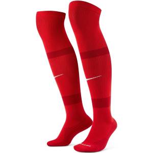 Nike Мъжки чорапи Nike Matchfit Soccer Knee-High Socks Football Sock Mens - Red/White
