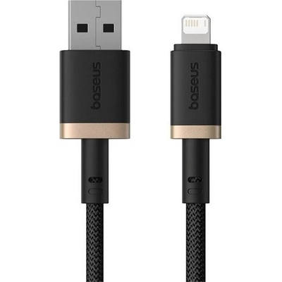 Baseus IPAD / IPAD 2 / IPAD 3rd Gen BASEUS DURA кабел за данни USB - Lightning, 200cm, GOLD/Black P10377801U01-02 (P10377801U01-02)