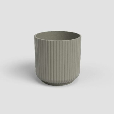 Artevasi Květináč LUNA 21cm keramika šedá TAUPE