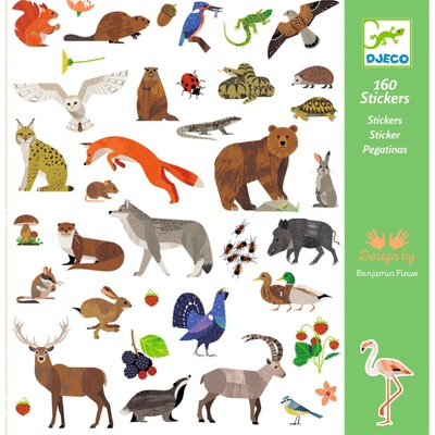 Djeco Samolepky ZOO