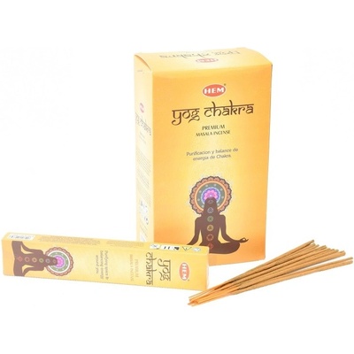 Hem Vonné tyčinky Yog Chakra Premium Masala 15 g