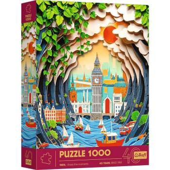 Trefl - Puzzle 3D efekt Paper Art London - 1 000 piese