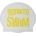 BornToSwim плувна шапка borntoswim classic silicone бял