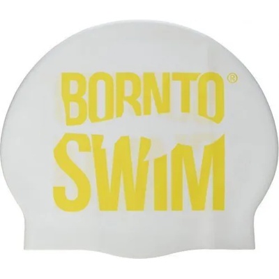 BornToSwim плувна шапка borntoswim classic silicone бял