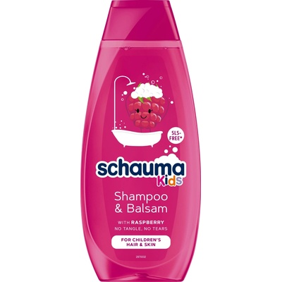 Schauma šampón a kondicionér Kids s extraktom z maliny 400 ml