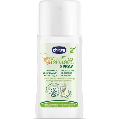 Chicco spray proti komárom ochranný a osviežujúci 95% prírodných zložiek 2m+ 100 ml