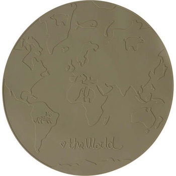 OYOY Подложка за чиния The World, 39 см, маслиненозелена (M107141)