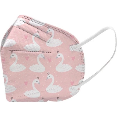 Nanolion Mask ultratenký nanorespirátor supreme protection FFP2 Labutě 5 ks – Zbozi.Blesk.cz