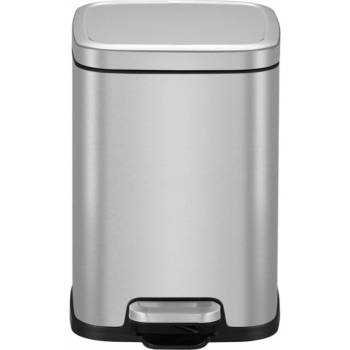 EKO-Europe EKO Кош за отпадъци с педал STELLA - 6 литра - мат (EKO 938406 - Matt s/s)