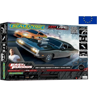 Scalextric Autodráha C1458P Fast and Furious Hot Laps