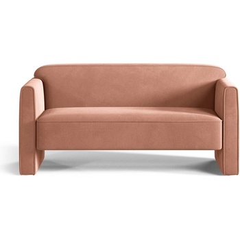 Micadoni Розов кадифен диван 140 cm Abby - Micadoni (MIC_2S_44_F1_ABBY6)