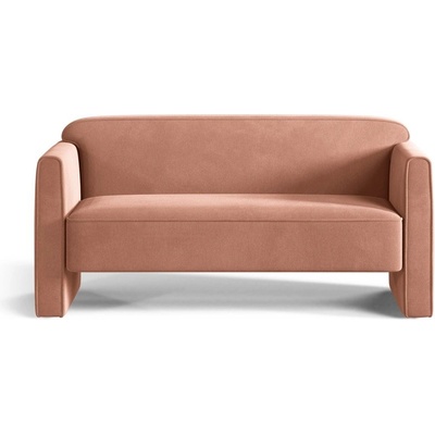 Micadoni Розов кадифен диван 140 cm Abby - Micadoni (MIC_2S_44_F1_ABBY6)