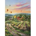 Schmidt Spiele - Puzzle Thomas Kinkade: Peaceful Valley Vineyard - 1 000 piese