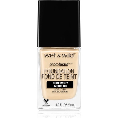 Wet n Wild Photo Focus vysoce krycí zmatňující make-up Nude Ivory 30 ml