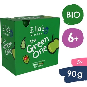 Ella's Kitchen BIO GREEN ONE Киви с ябълка и банан (5x90 g) (EK004)