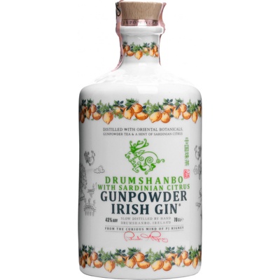 Drumshanbo Gunpowder Irish Gin Sardinian Citrus Edition keramická láhev 43% 0,7 l (holá láhev)