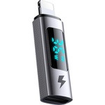 Mcdodo OTG адаптер Wales Series (OT-6100) - Mcdodo - Type-C към Lightning, PD 36W, дисплей, E-Mark чип - Черно