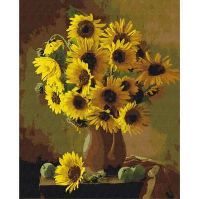 Art&Hobby Malování podle čísel SUNFLOWERS na rámu 40 x 50 cm