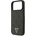 CG Mobile iPhone 17 Pro Max GUESS LEATHER 4G TRIANGLE STRASS MAGSAFE Силиконов протектор за телефон със заден капак с кожен ефект, MagSafe, BLACK GUHMP17XP4TDPLK (GUHMP17XP4TDPLK)