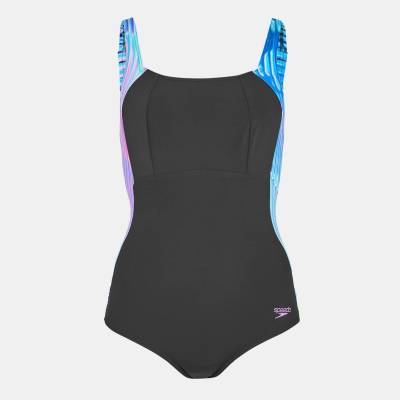 Speedo Бански костюм Speedo Women's Print Luna One Piece Swimsuit - Indigo Glow