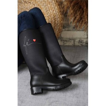 Moda Trend Дамски ботуши - Черни 297881 (297881_Черно)