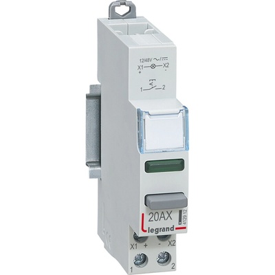 LEGRAND Spínač 412912 CX3 NO s kontr.zelená 412912