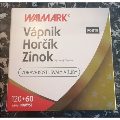 Walmark Vápnik Horčík Zinok FORTE PROMO 2019 120+60 tabliet