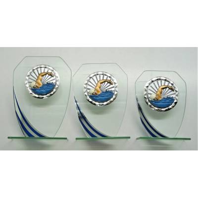 VIZINGR Plavání sklo K11-FG008 21,5 cm
