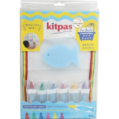 Kitpas Sada 6 ks voskoviek do kúpeľa so špongiou a sieťkou