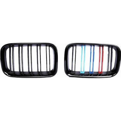 Решетки за bmw e36 (1991-1996) - двойни с три цвята (px-zw-046)