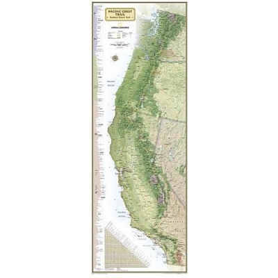 Pacific Crest Trail, Boxed - National Geographic Maps