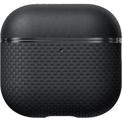 Pitaka Магнитен калъф от арамидно влакно Pitaka, черно/сив - AirPods 4 (APM2404)