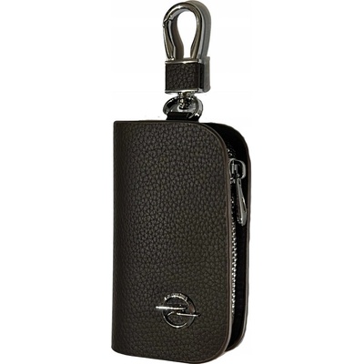 Kľúčenka Kožená Puzdro na kľúče OPEL logo ELEGANTNÁ hnedá