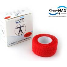 KineMAX Cohesive elast.samofix. 2,5 cm x 4,5 m červené