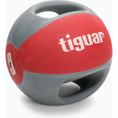 tiguar Медицинска топка с дръжки tiguar розово-сиво TI-PLU009