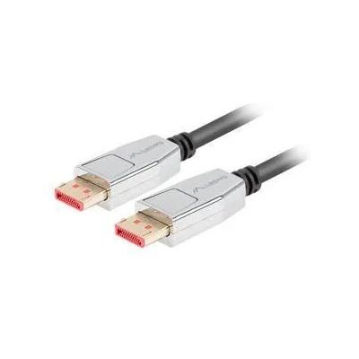 Lanberg Кабел Lanberg, Display Port, M / M, 20 pin, V1.4, 1.8 m, 8K 60 Hz, Черен / Сребрист, CA-DPDP-20CU-0018-BK