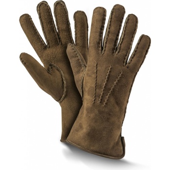 Kreibich dámské kožešinové rukavice Premium žlutá