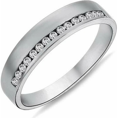 Diante Zlatý prsten s bílým kamenem 59642771.55