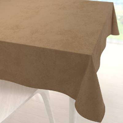 Biante Veľký zamatový štvorcový obrus Velvet Prémium SVP-055 Hnedý 270x270 cm