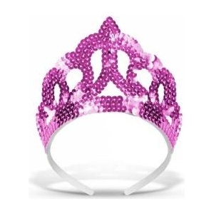 Arpex Pink sequin tiara