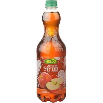 Hello sirup jablko 37% 0,7 l